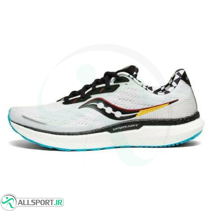 کتانی رانینگ مردانه ساکونی طرح اصلی Saucony Triumph 19 White Black